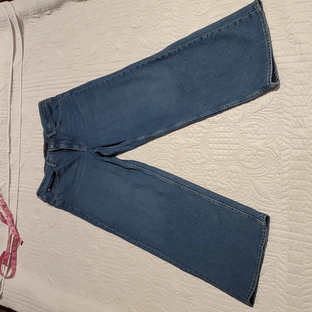 Free Assembly womens full wide leg straight jean